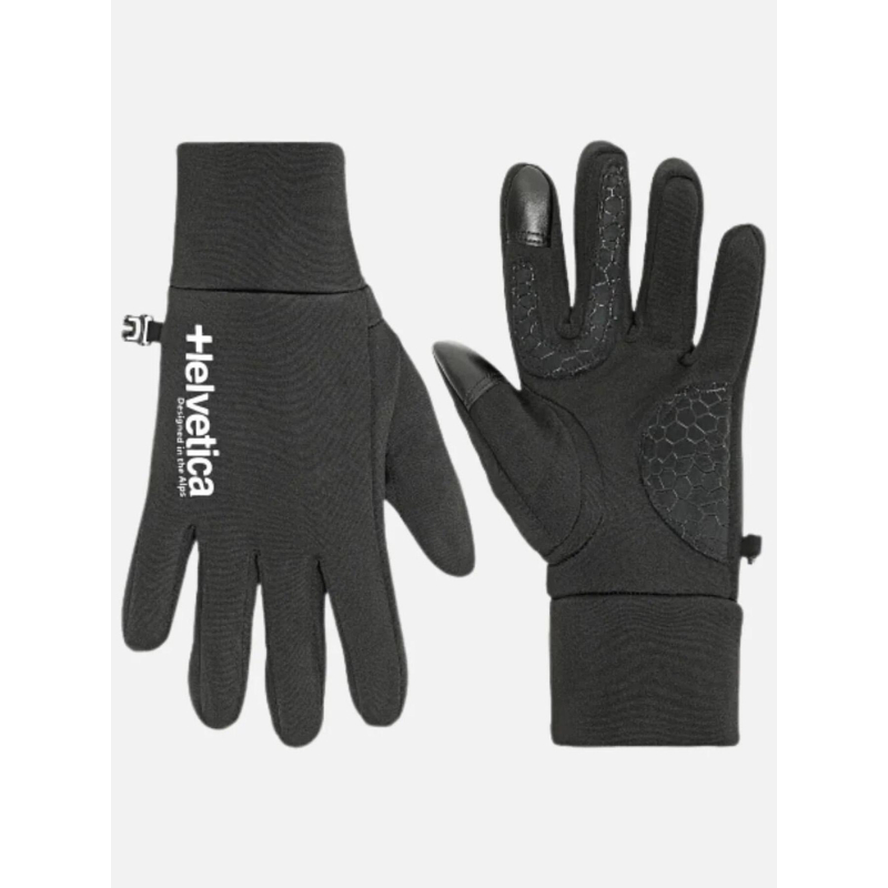 Gants speed noir homme - Helvetica