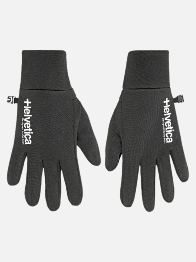 Gants speed noir homme - Helvetica