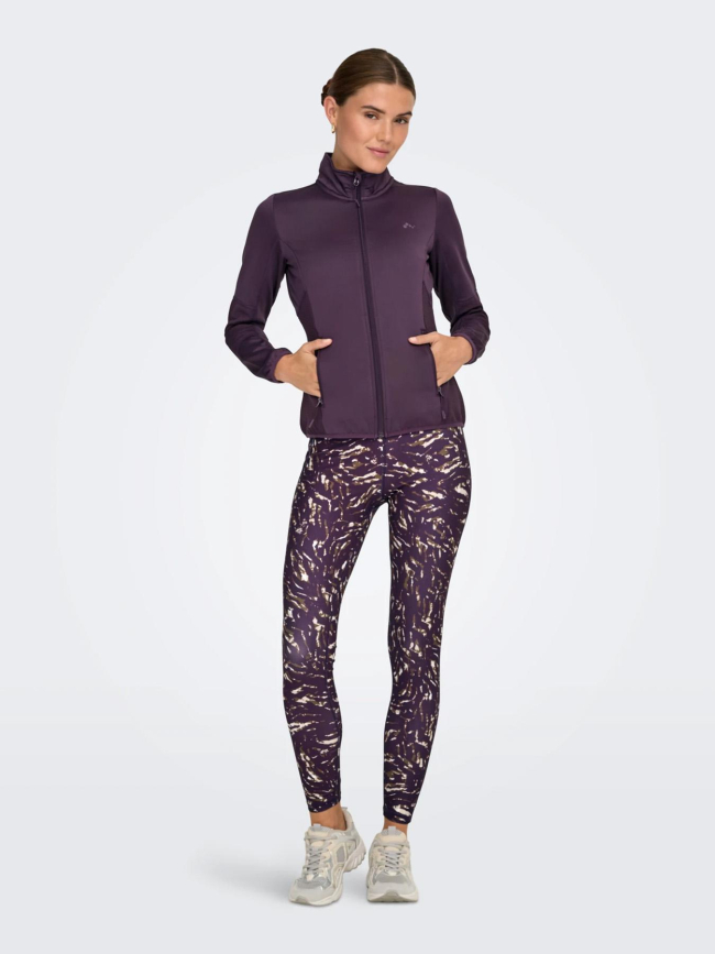 Veste de sport onpjetta violet femme - Only