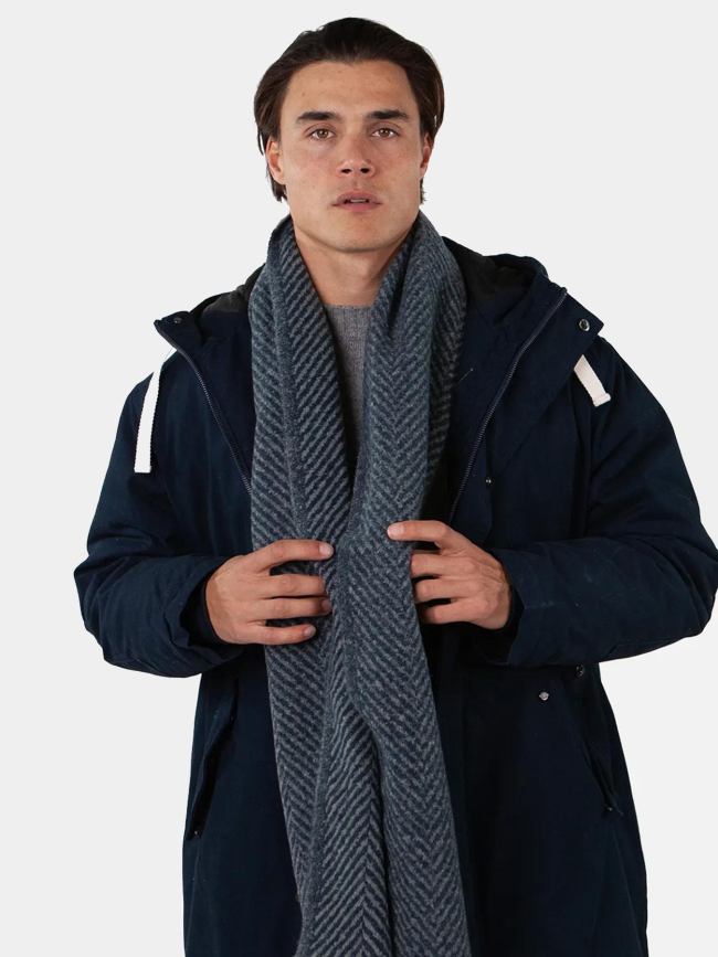 Echarpe rayé sohoho bleu nuit homme - Barts