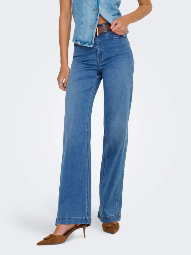 Jean large madison royal bleu femme - Only