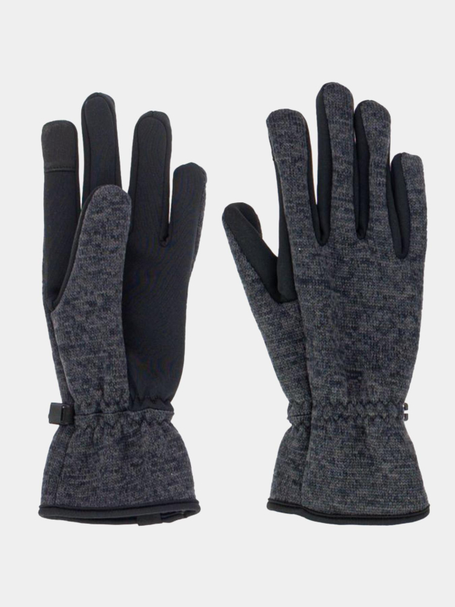 Gants d'hiver micro-polaire tactile noir - Elementerre