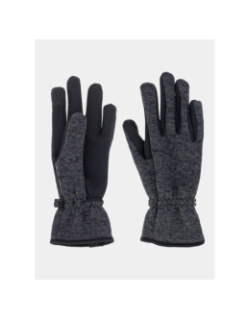 Gants d'hiver micro-polaire tactile noir - Elementerre