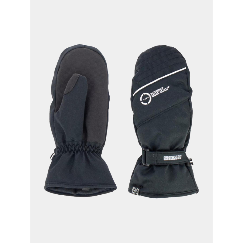 Moufles de ski gramsons noir enfant - Élémenterre