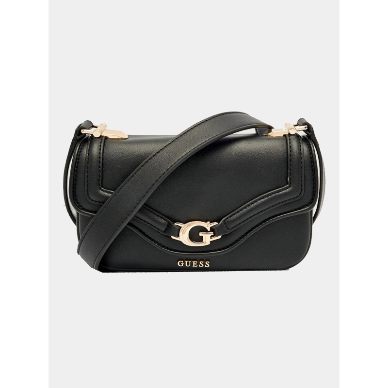 Sac bandoulière mini à aimant 93790 noir femme - Guess