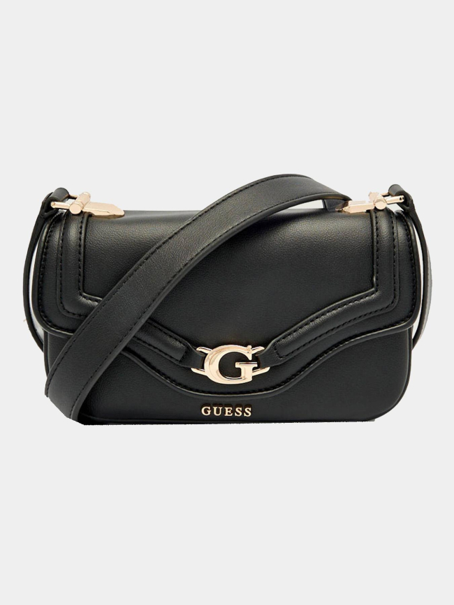 Sac bandoulière mini à aimant 93790 noir femme - Guess