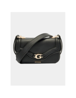 Sac bandoulière mini à aimant 93790 noir femme - Guess