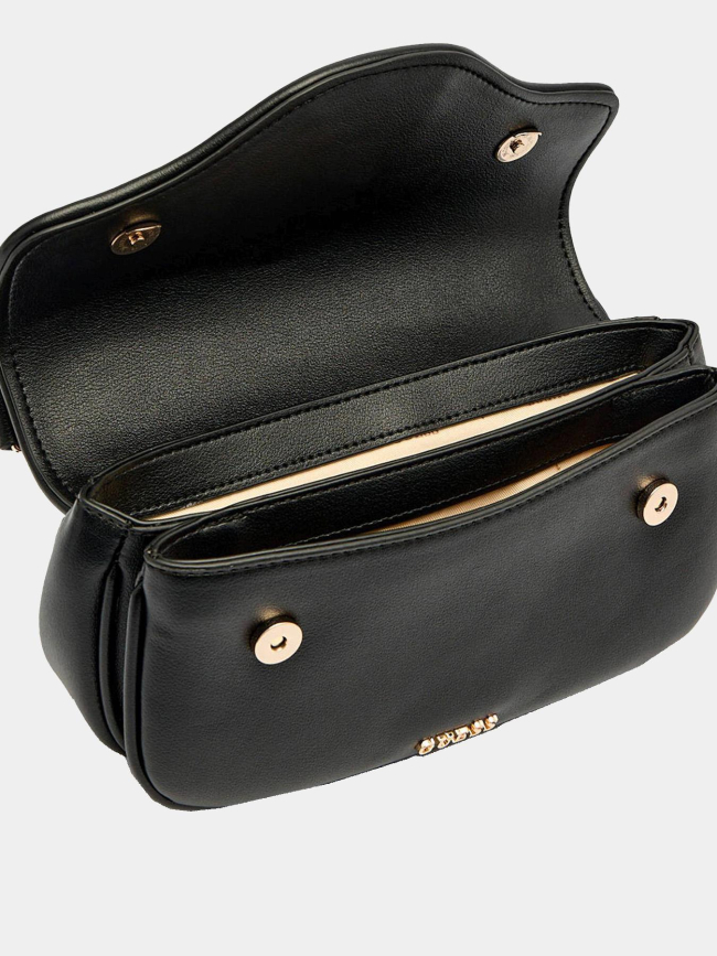 Sac bandoulière mini à aimant 93790 noir femme - Guess