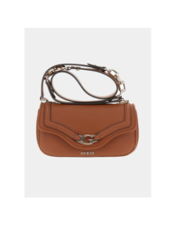 Sac bandoulière mini à aimant 93790 marron femme - Guess