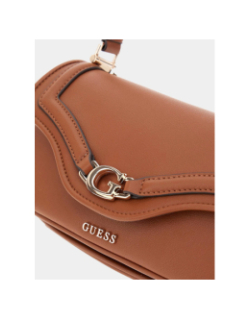 Sac bandoulière mini à aimant 93790 marron femme - Guess