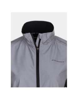Veste de sport réfléchissante rumey gris femme - Endurance