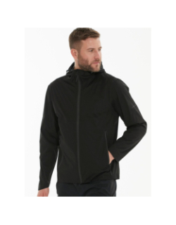 Veste imperméable de sport komint noir homme - Endurance