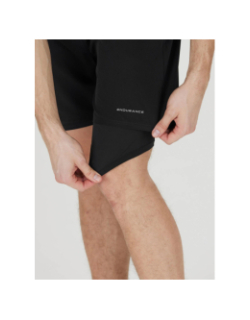 Short de sport 2 en 1 kros noir homme - Endurance