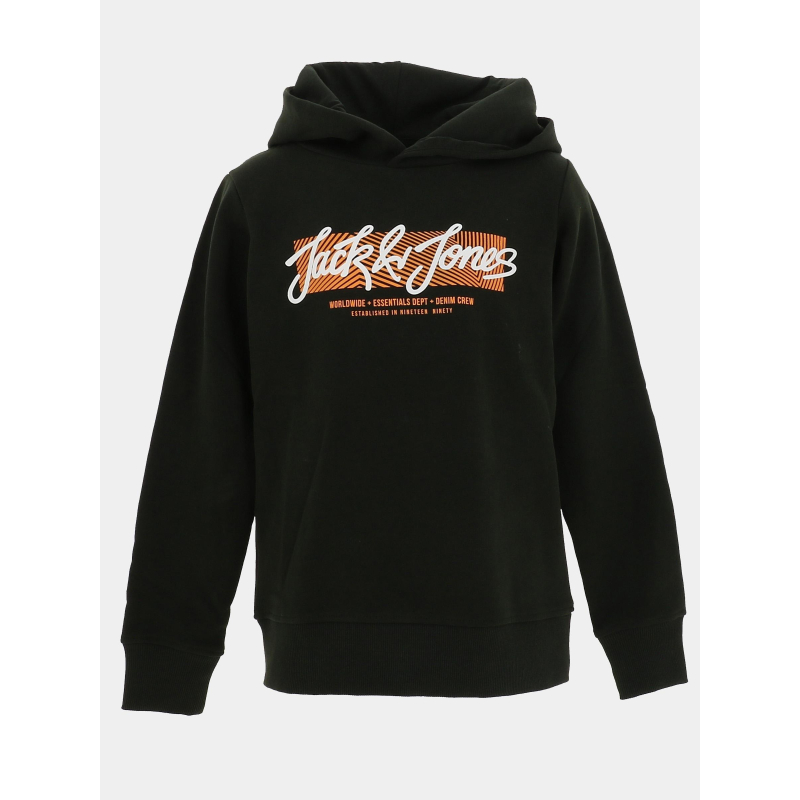 Sweat à capuche jjurban kaki garçon - Jack & Jones
