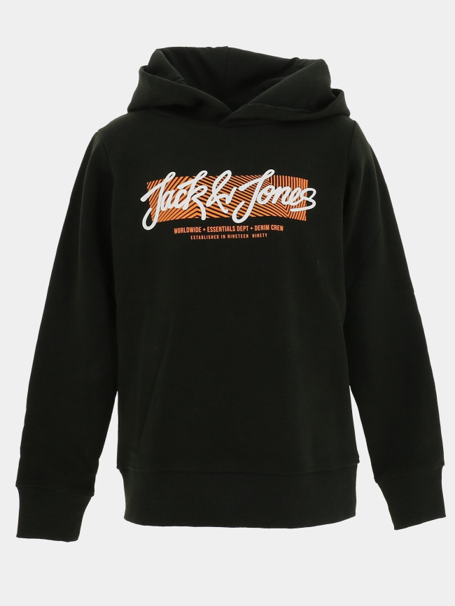 Sweat à capuche jjurban kaki garçon - Jack & Jones