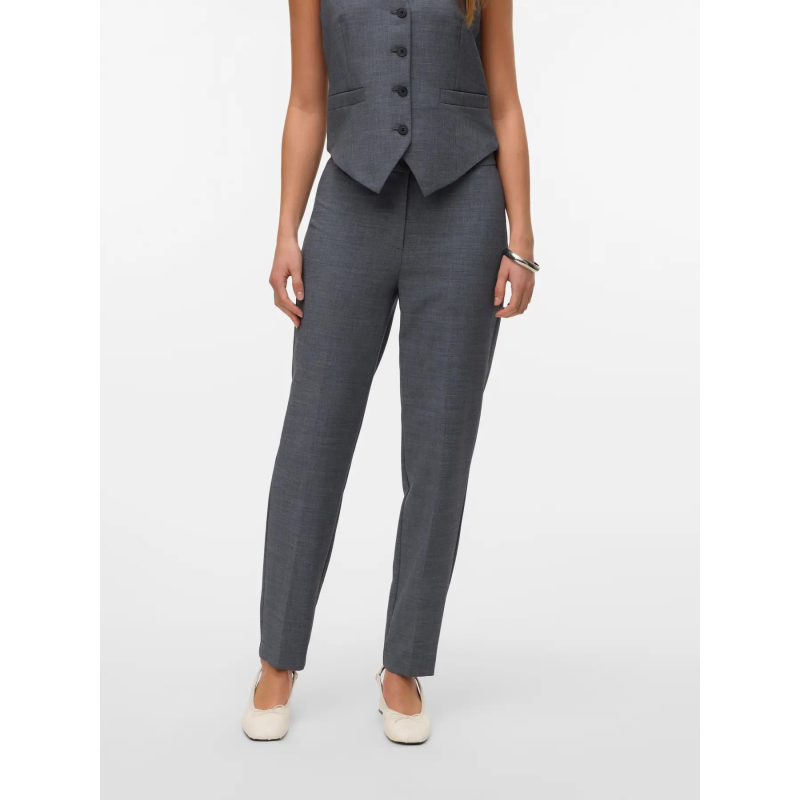 Pantalon cigarette tania gris femme - Vero Moda