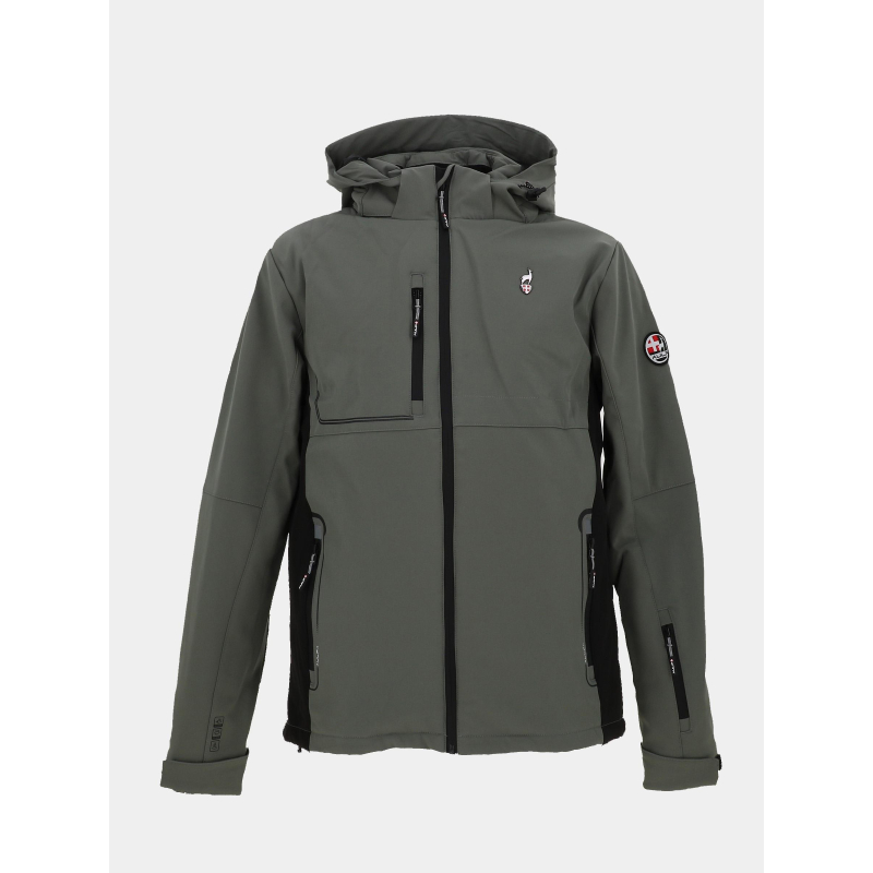 Veste de ski vagon bark kaki homme - Aulp