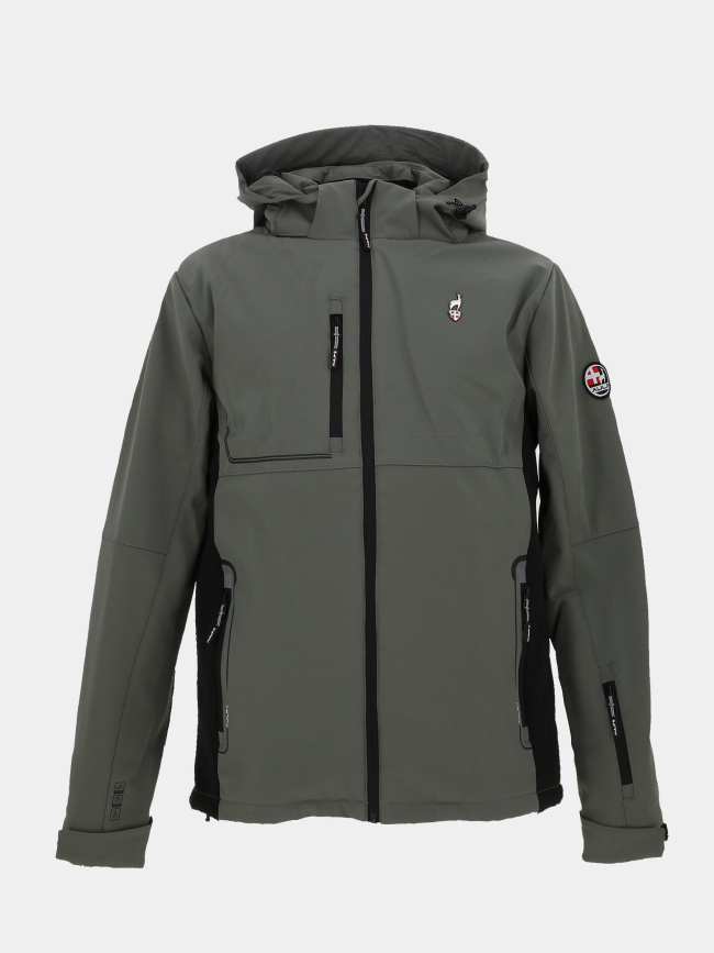 Veste de ski vagon bark kaki homme - Aulp