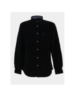 Chemise en velours côtelé lacie bleu nuit homme - Benson & Cherry