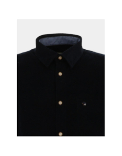 Chemise en velours côtelé lacie bleu nuit homme - Benson & Cherry