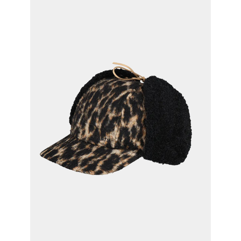 Casquette polaire léopard sunnaha marron femme - Barts