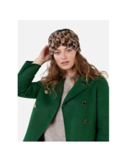 Bandeau fausse fourrure léopard breanne marron femme - Barts