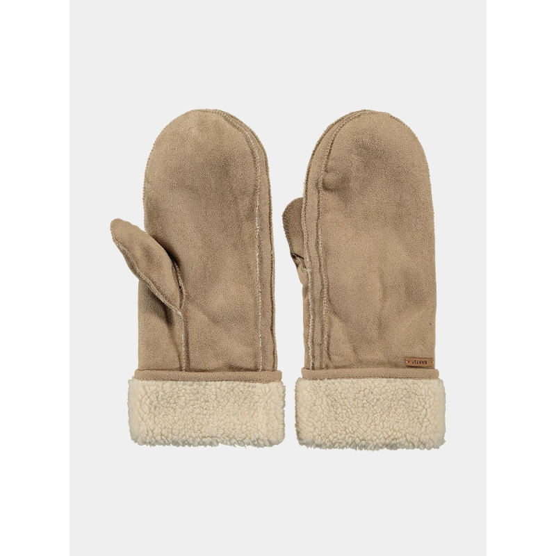 Moufles fourrées yokam beige femme - Barts