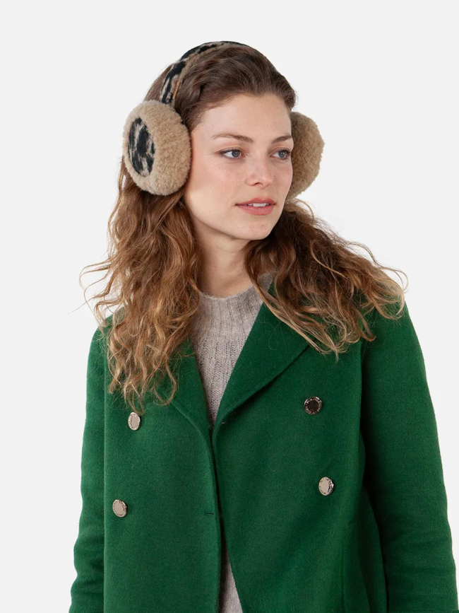 Cache oreilles léopard sunnaha marron femme - Barts