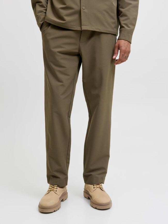 Pantalon chino kane commute kaki homme - Jack & Jones