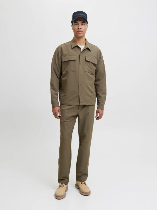 Pantalon chino kane commute kaki homme - Jack & Jones