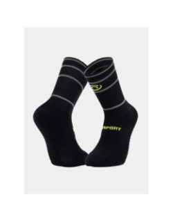 Paire de chaussettes de randonnée reflect noir adulte - BV Sport