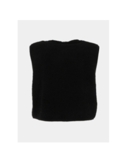 Veste sans manche teddy illy noir femme - Vero Moda
