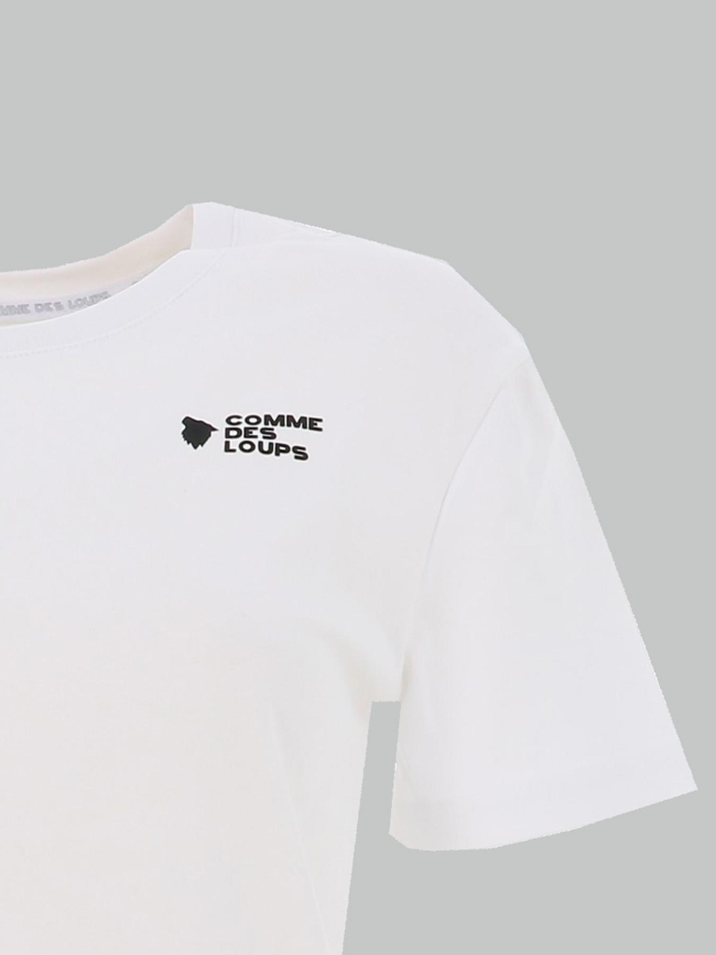 T-shirt columbus blanc femme - Comme Des Loups