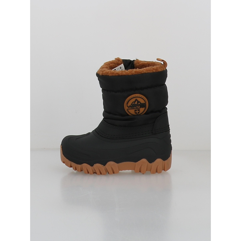 Après-ski woule noir enfant - Vertigo Alpes