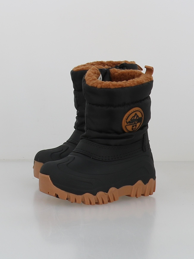 Après-ski woule noir enfant - Vertigo Alpes