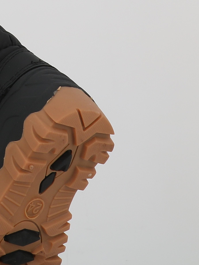 Après-ski woule noir enfant - Vertigo Alpes