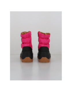 Après-ski woule rose noir enfant - Vertigo Alpes