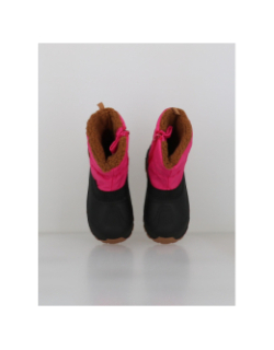 Après-ski woule rose noir enfant - Vertigo Alpes