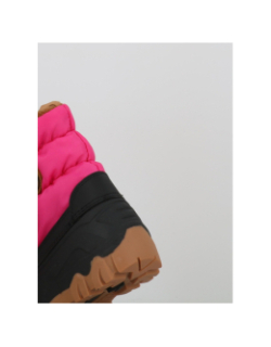 Après-ski woule rose noir enfant - Vertigo Alpes