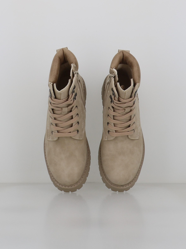 Boots moana beige femme - Kimberfeel