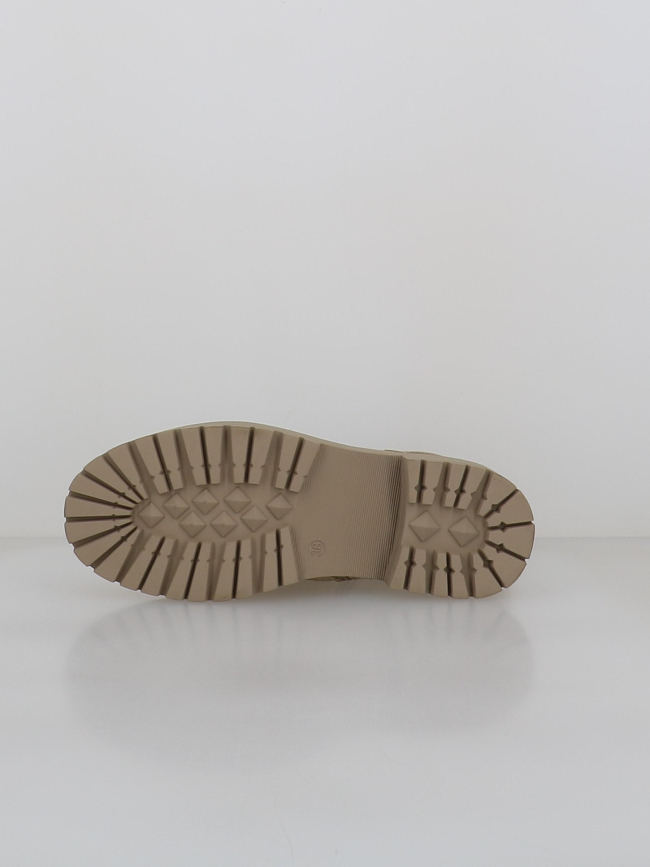 Boots moana beige femme - Kimberfeel