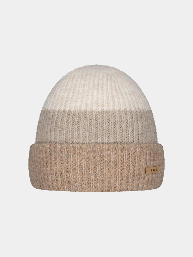 Bonnet colorblock suzam marron femme - Barts