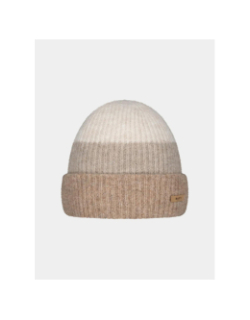 Bonnet colorblock suzam marron femme - Barts