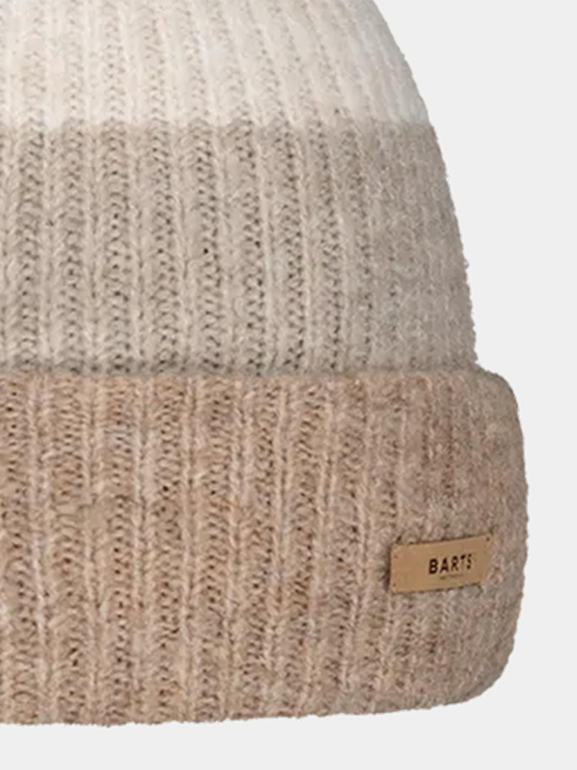 Bonnet colorblock suzam marron femme - Barts