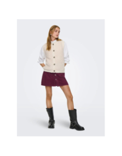 Gilet sans manche eira beige femme - Jdy