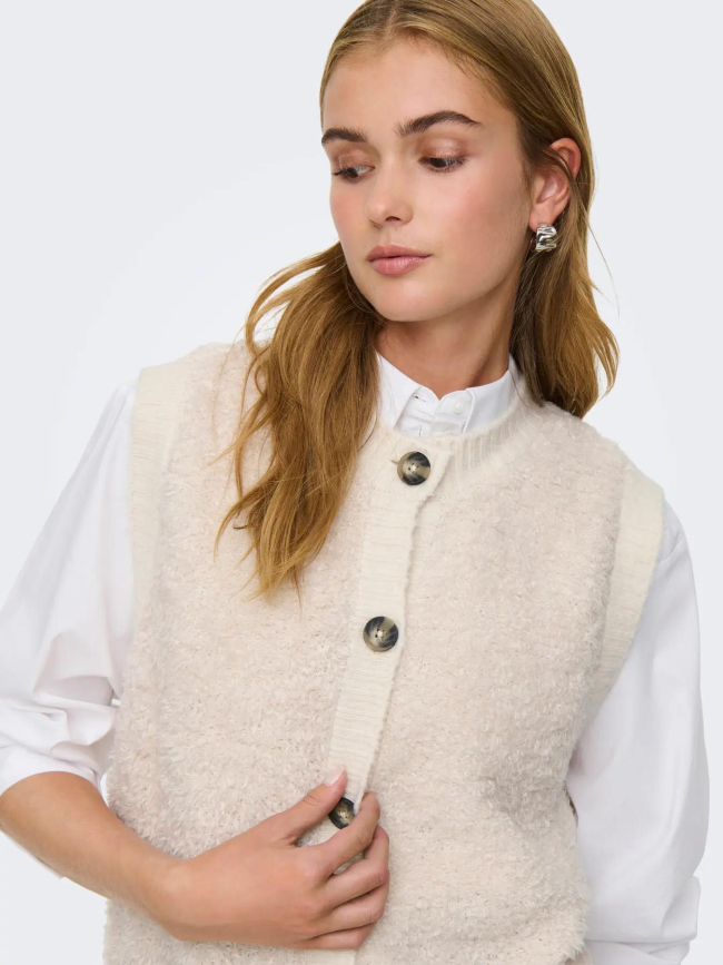 Gilet sans manche eira beige femme - Jdy