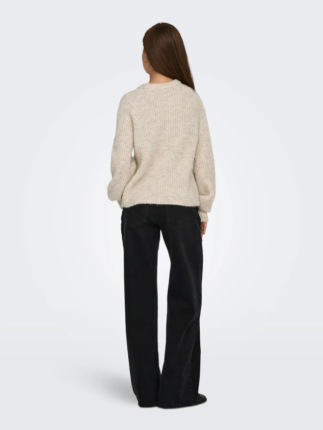 Pull gila life structure beige femme - Only