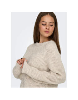 Pull gila life structure beige femme - Only