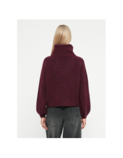 Pull col roulé gila bordeaux femme - Only