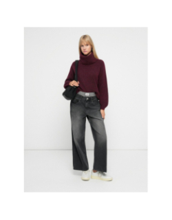 Pull col roulé gila bordeaux femme - Only